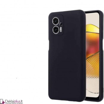 Silikoninis ploniausias dėklas - juodas (Motorola Moto G13/G23)